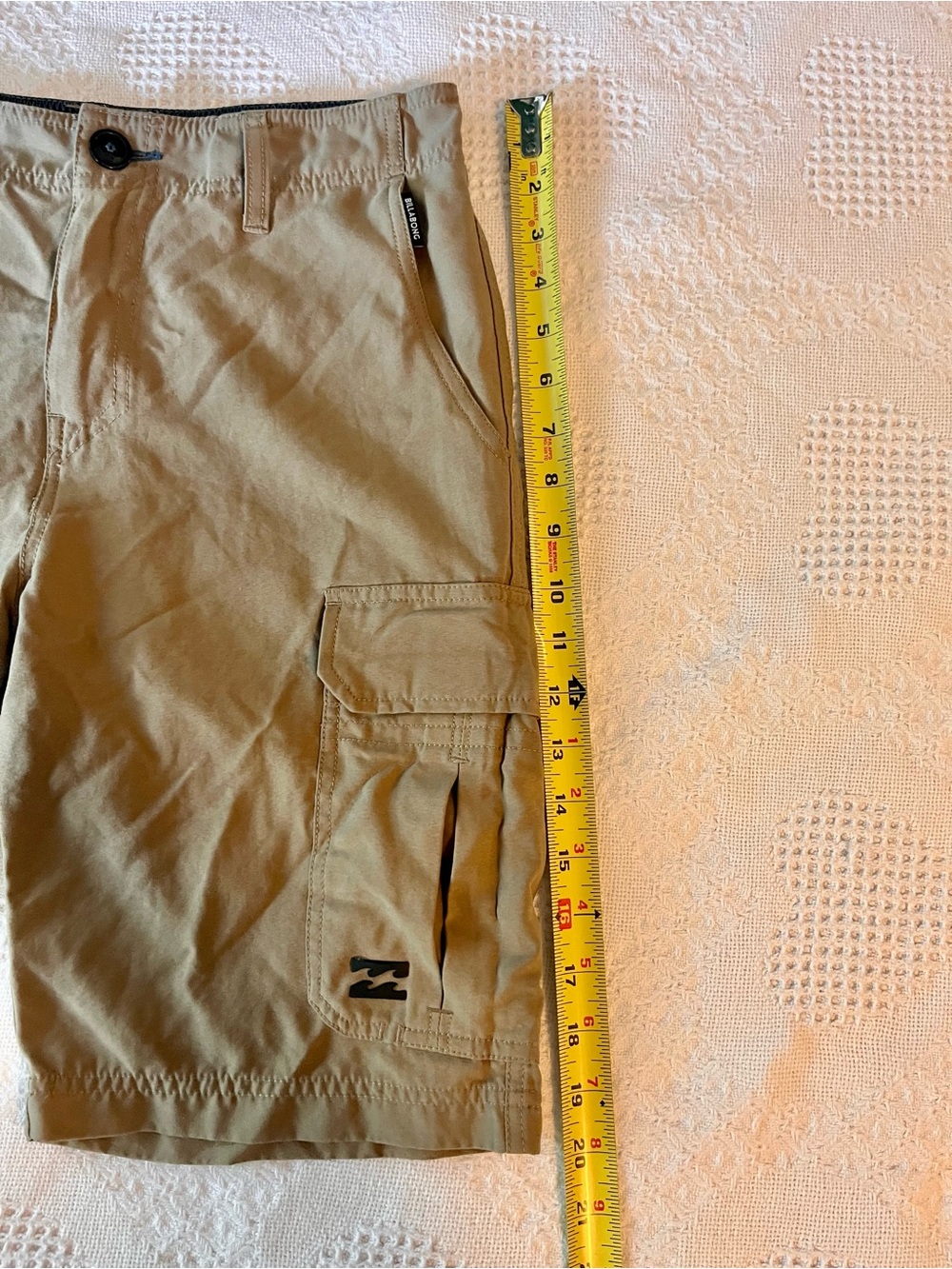 Billabong Submersibles Men's Tan Cargo Shorts with Side Pockets - Picture 5 of 7